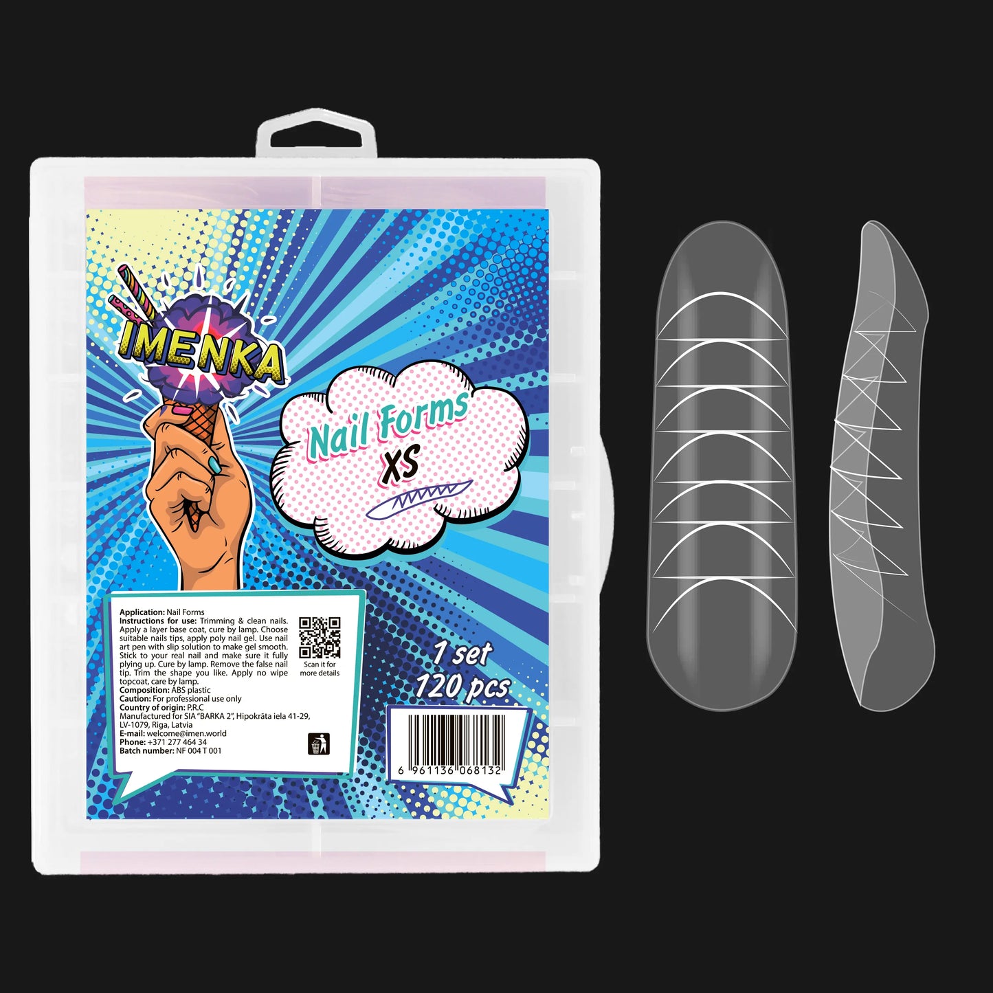 Nail Forms Imenka "XS", 120pcs