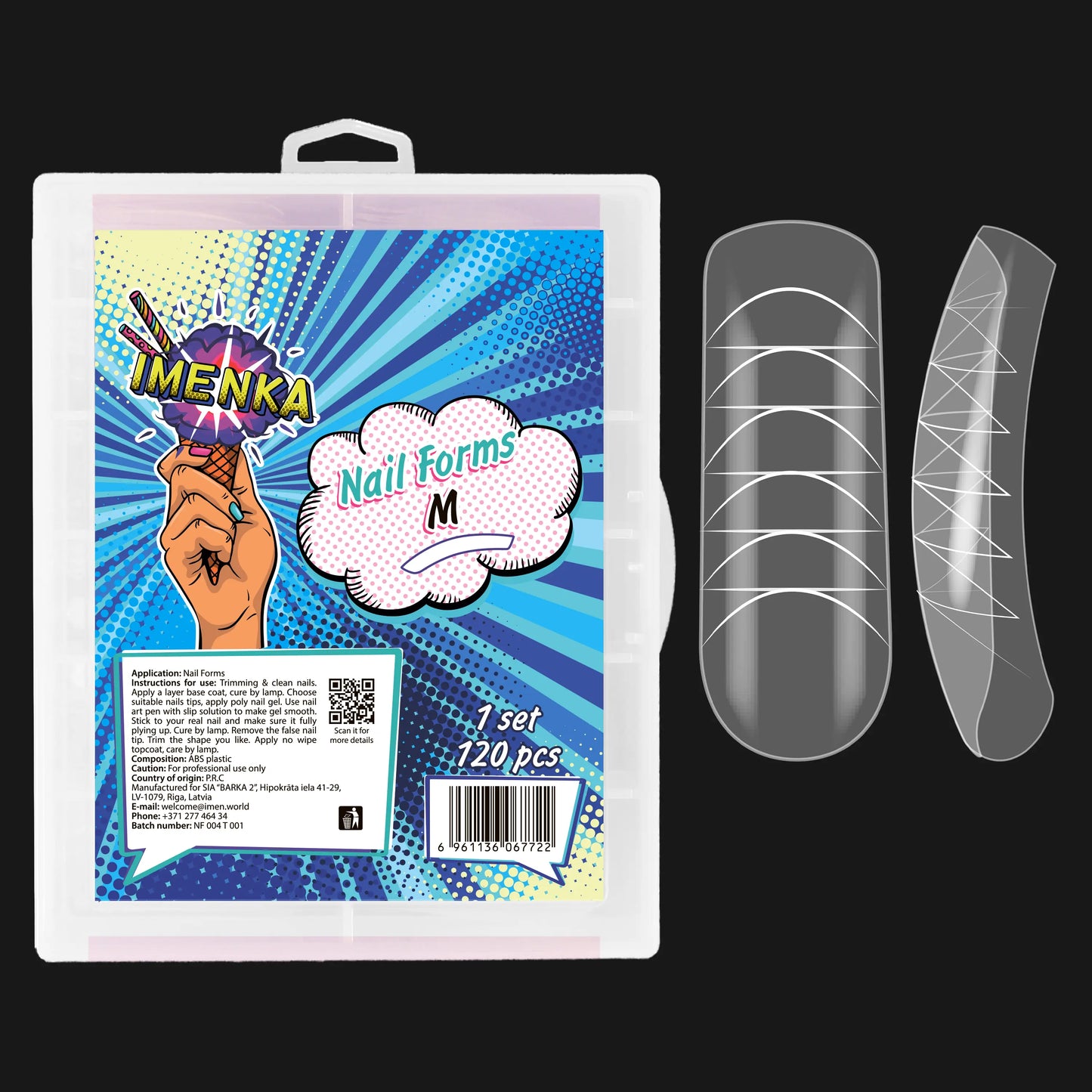 Nail Forms Imenka "M", 120pcs