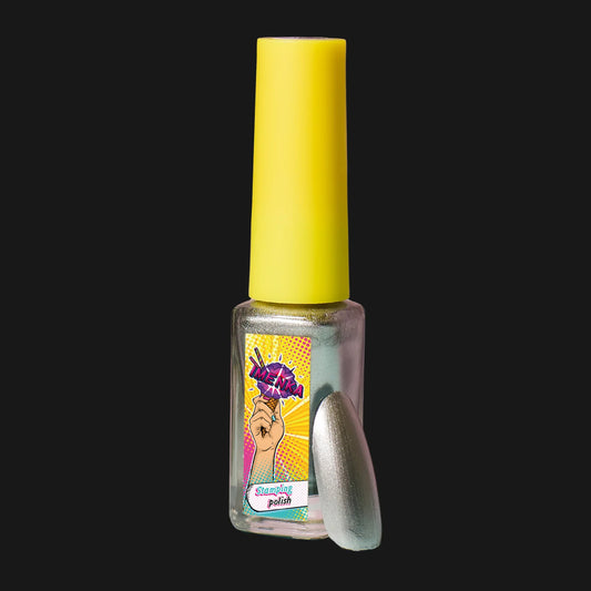 Stamping polish Imenka 004 Silver, 6ml