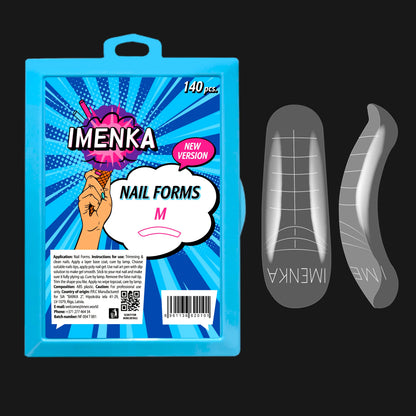 Nail Forms Imenka "M" v2, 140pcs