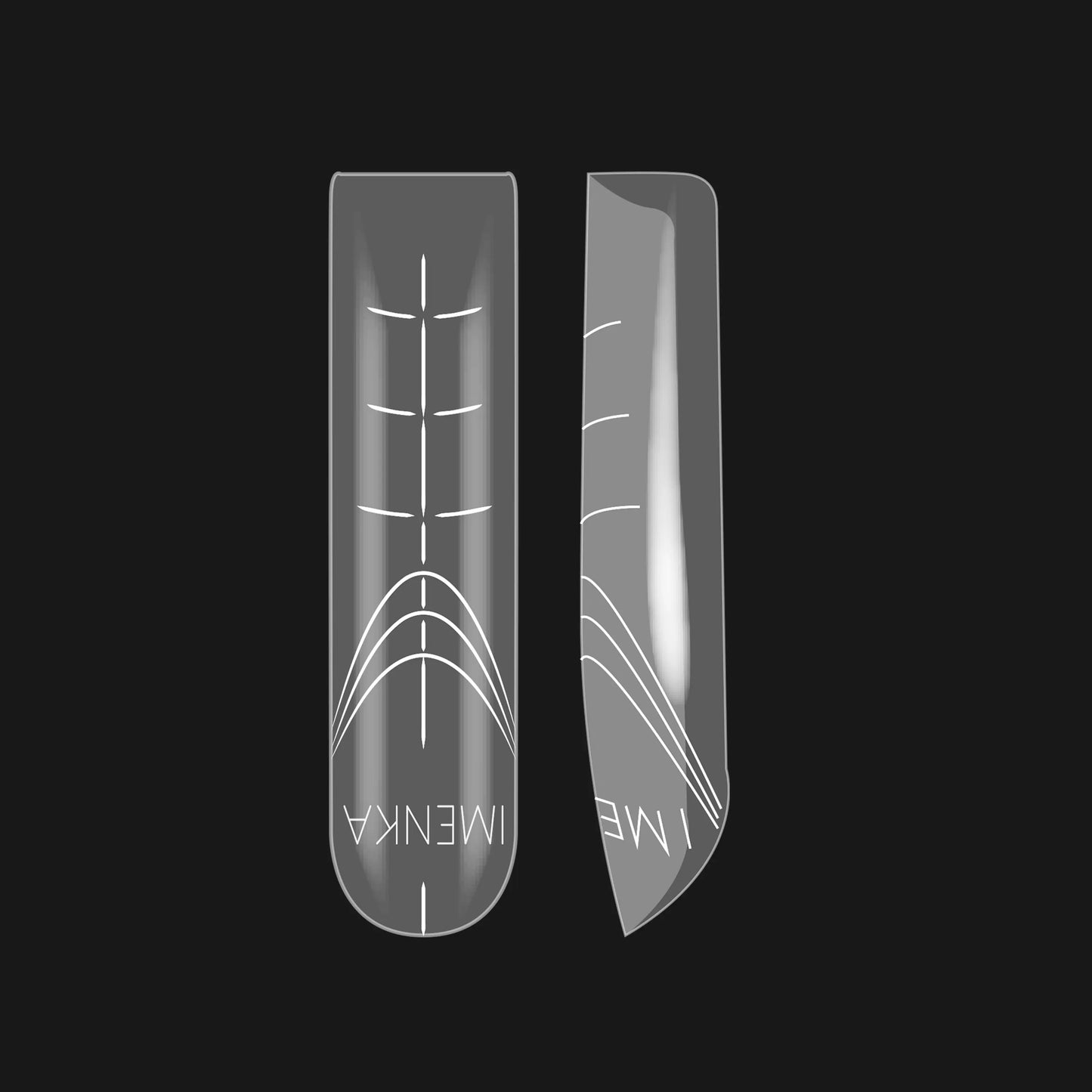 Nail Forms Imenka "Salon Square" v2, 140pcs