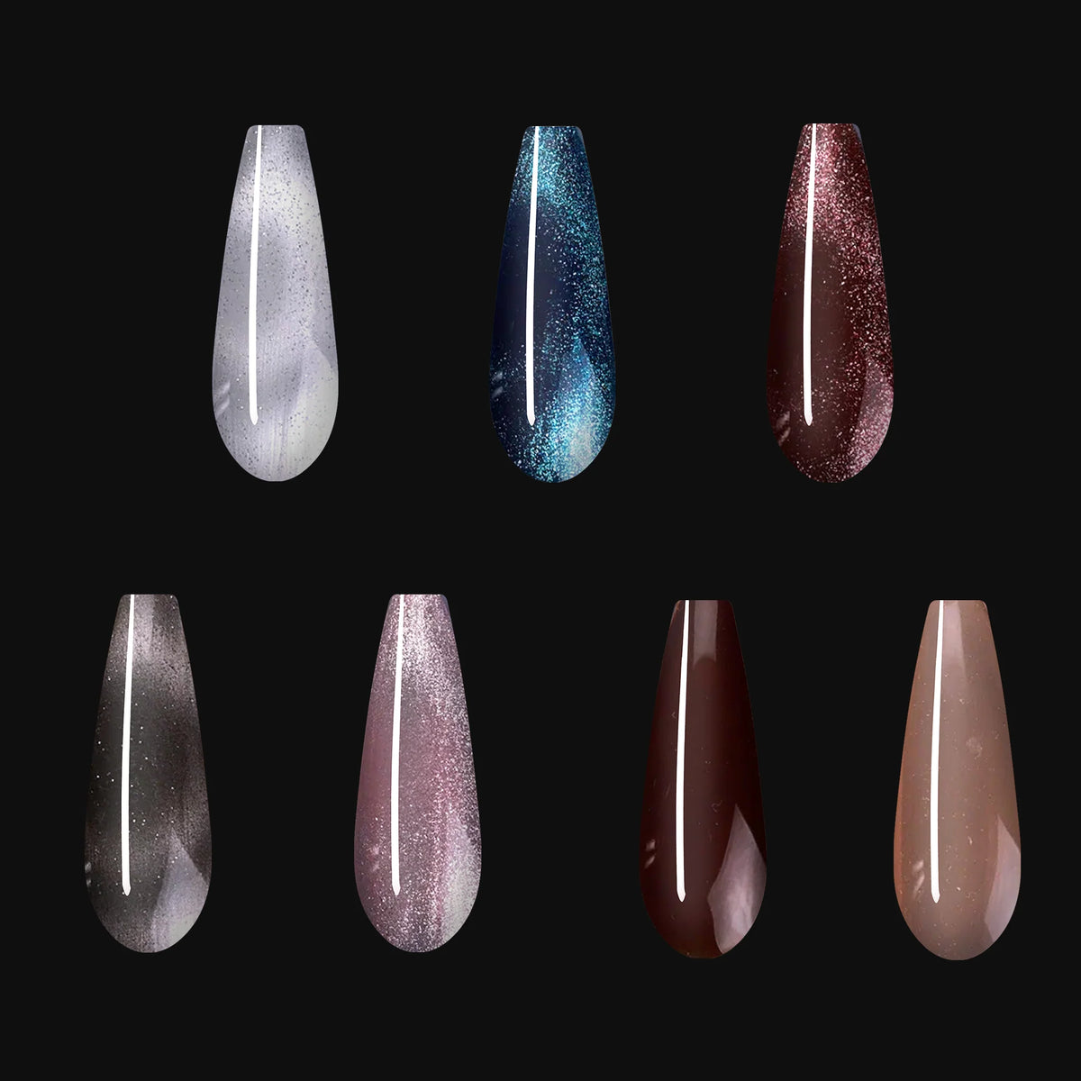 Set of Cat Eye UV Gel Polish 03 Ragdoll